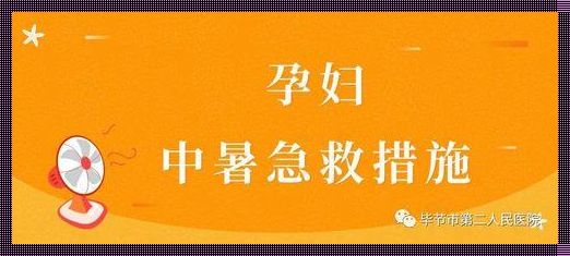 孕妇早期中暑的应对措施及预防建议