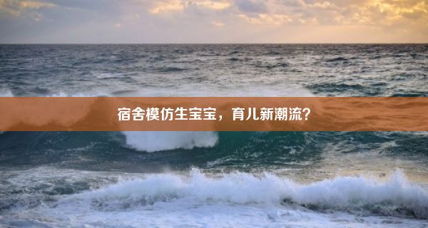 宿舍模仿生宝宝，育儿新潮流？