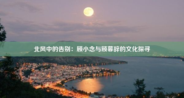 北风中的告别：顾小念与顾暮辞的文化探寻