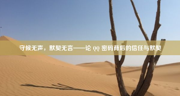 守候无声，默契无言——论 QQ 密码背后的信任与默契