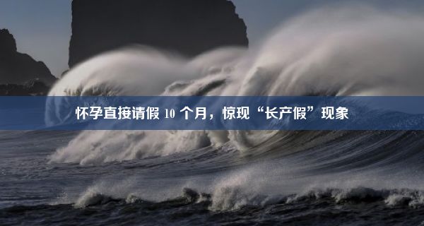 怀孕直接请假 10 个月，惊现“长产假”现象