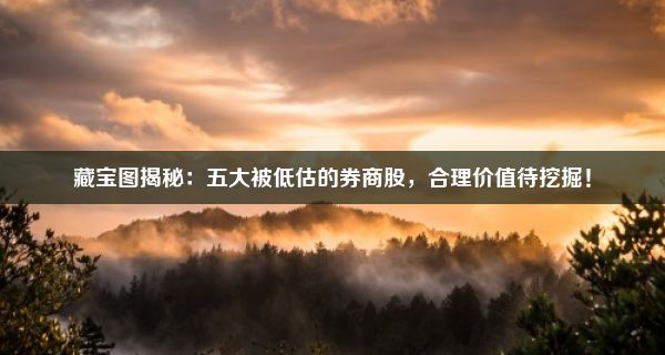 藏宝图揭秘：五大被低估的券商股，合理价值待挖掘！