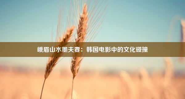 峨眉山水墨夫妻：韩国电影中的文化碰撞