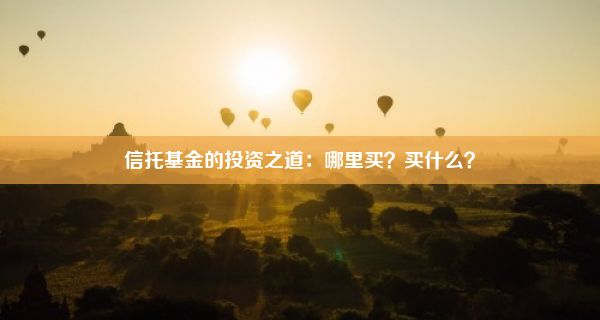 信托基金的投资之道：哪里买？买什么？