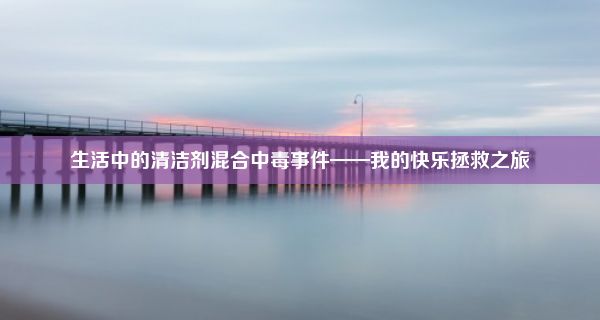 生活中的清洁剂混合中毒事件——我的快乐拯救之旅