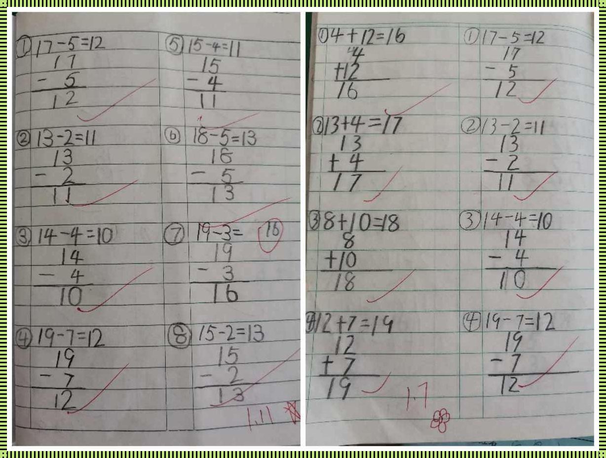 《个位数竖式：初学者的数学入门之旅》