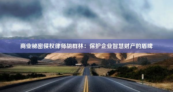 商业秘密侵权律师胡群林：保护企业智慧财产的盾牌