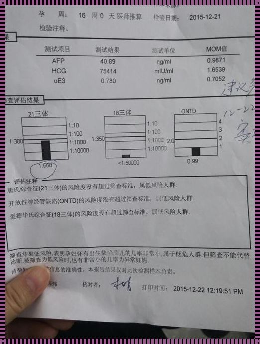 唐筛21三体临界风险严重吗？