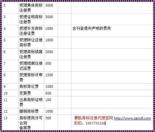 一个商标一年要交多少钱：深入解析