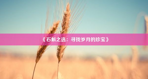 《石斛之选：寻找岁月的珍宝》