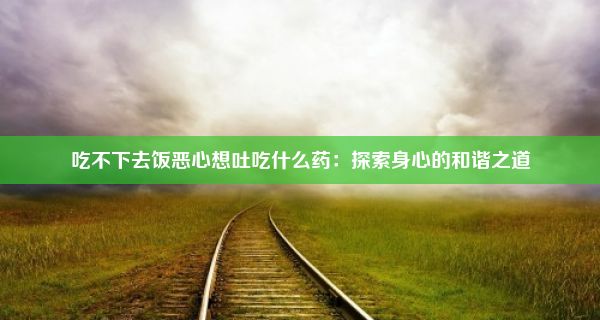 吃不下去饭恶心想吐吃什么药：探索身心的和谐之道