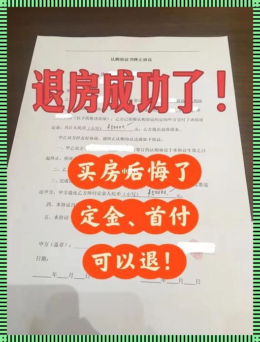 房子首付都付了还能不能退：一个关于选择与承诺的故事