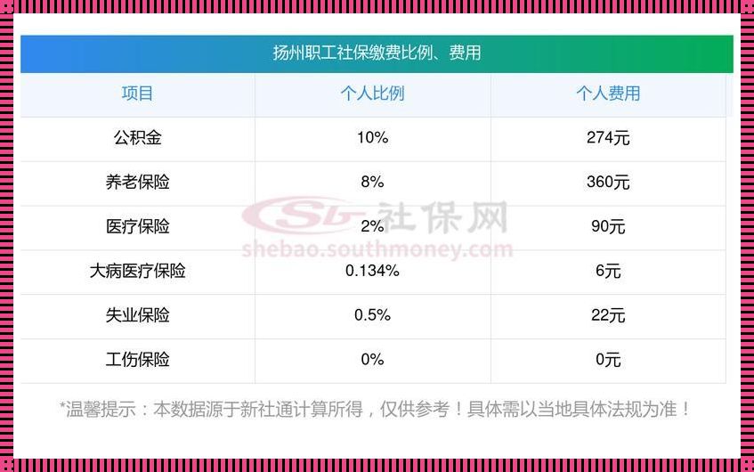 扬州公积金最低缴费基数：编织城市的温度与梦想