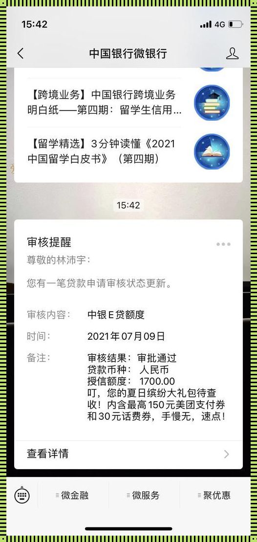 中银e贷，理财路上的贴心助手：人工审核的温暖陪伴